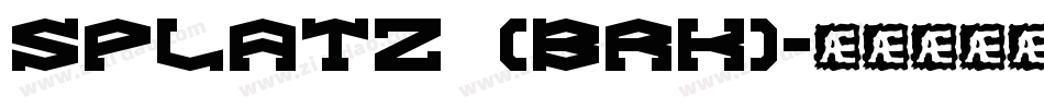 Splatz (BRK)字体转换